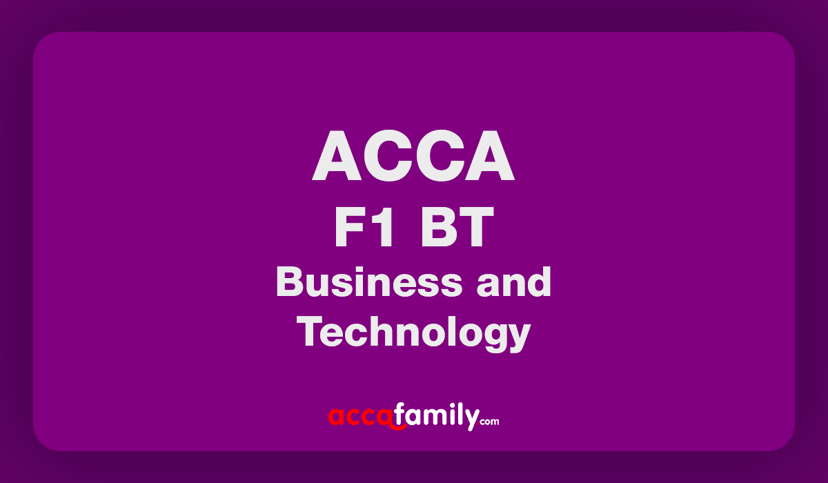 F1 (BT) Business and Technology Workbook Kaplan