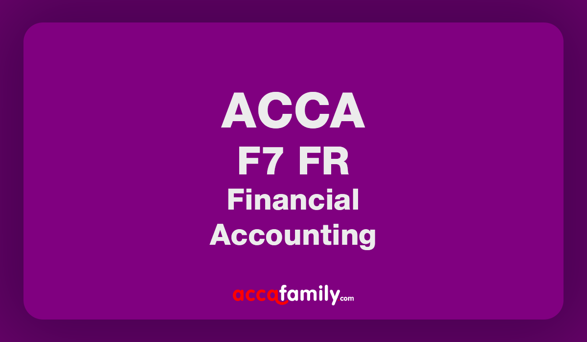 Study Text F7 Financial Reporting (FR) | ACCA