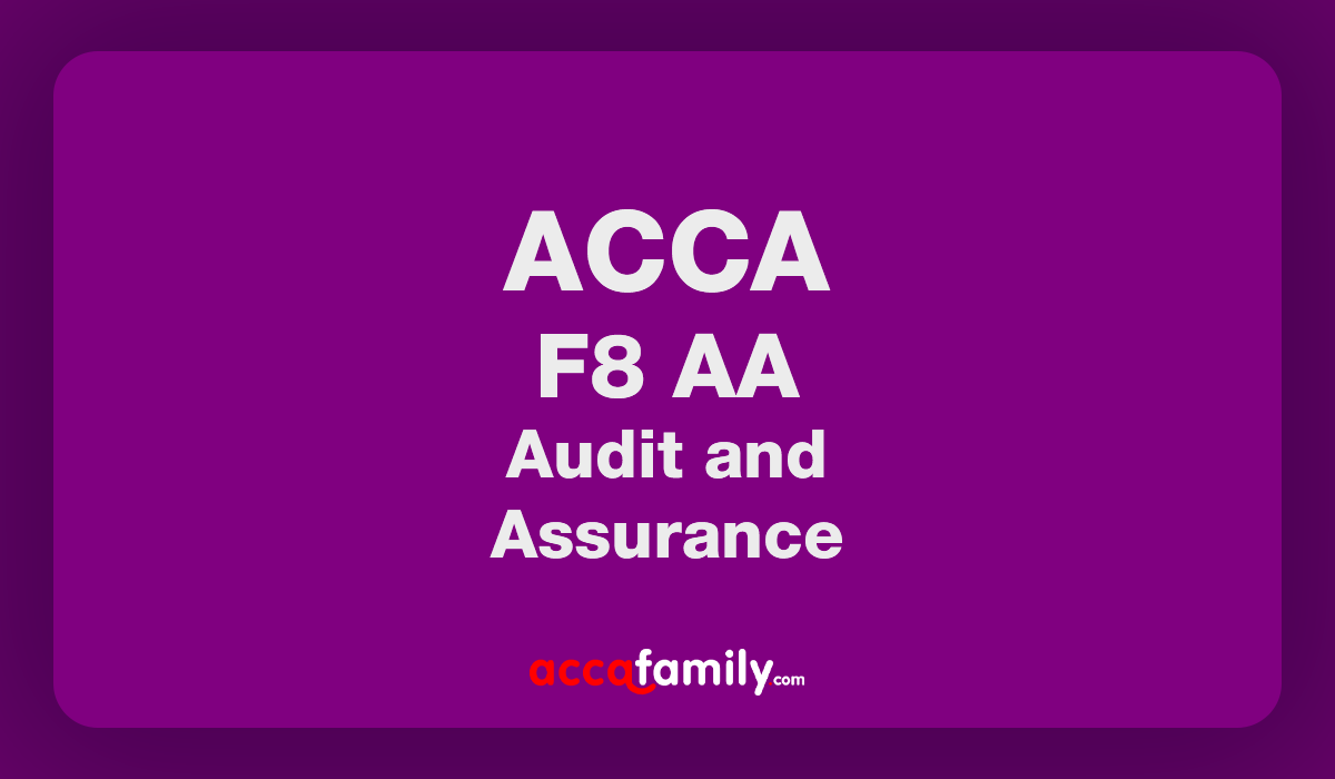 Study Text F8 Audit and Assurance (AA) | ACCA