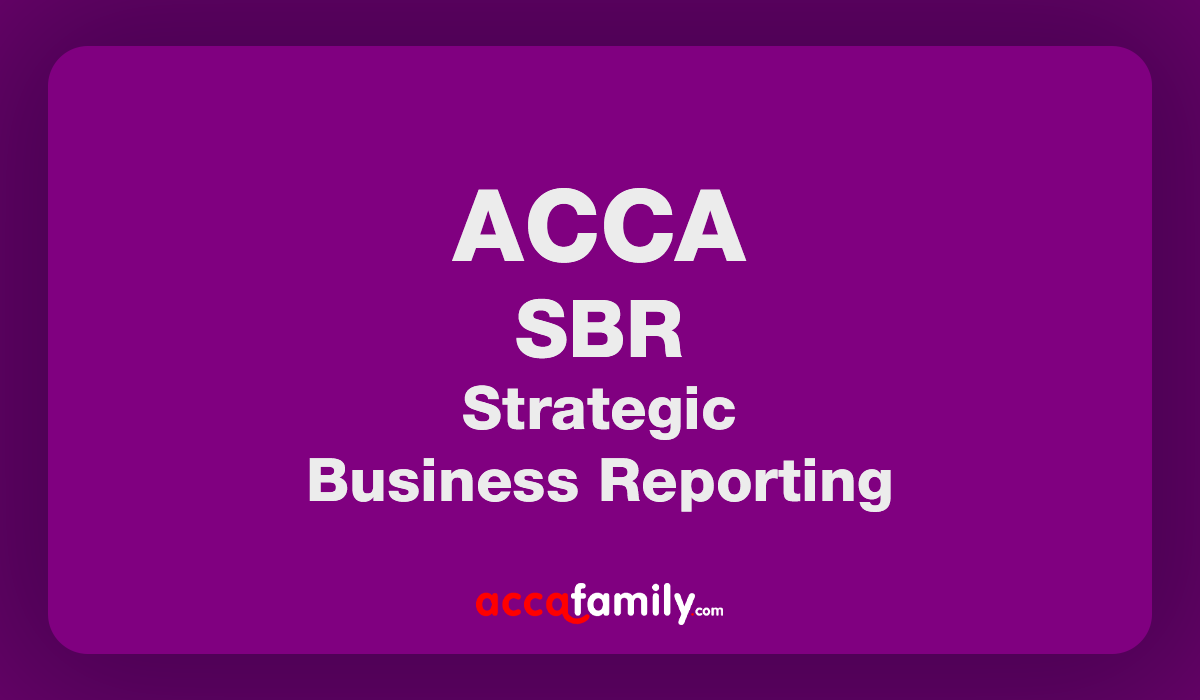Study Text SBR - Strategic Business Reporting | ACCA